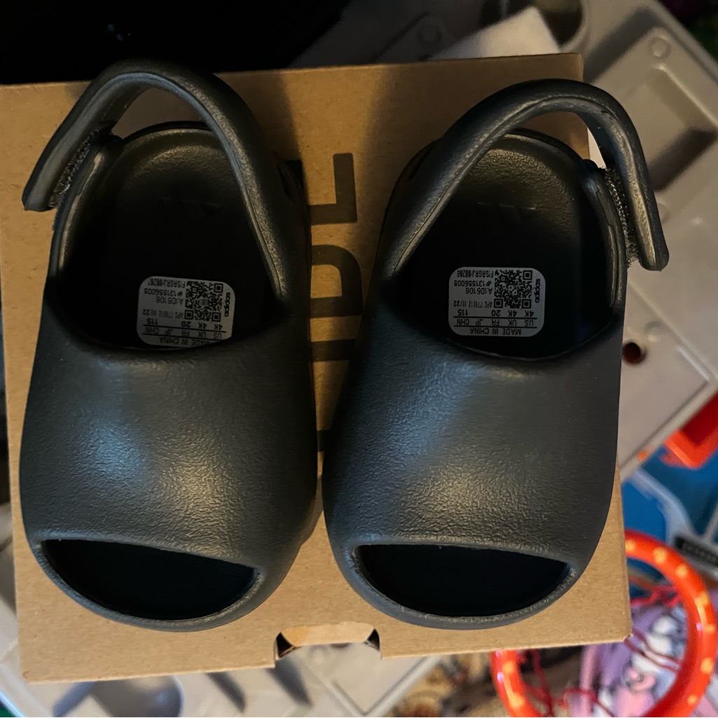 Adidas Yzy Slide Infants Classic Black Adidas Yzy Slide Infants Classic Black